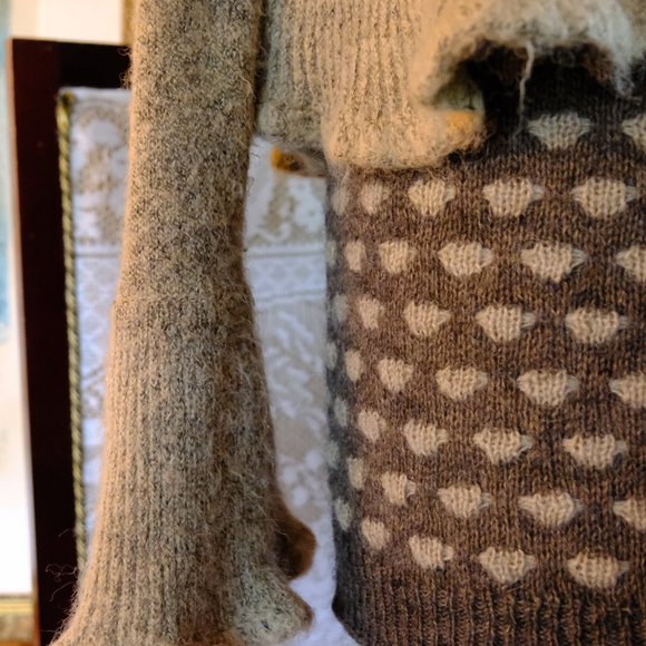 Heather Grey Soft Ruffled Sweater - Picture 2 of 6